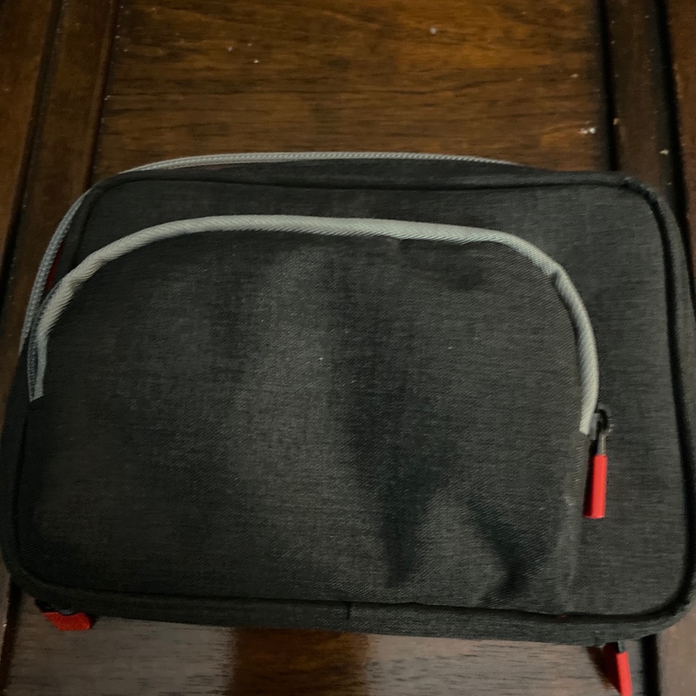 Cable Organizer Bag Small Cord Travel Tech Electronics Accessories Dark Gray